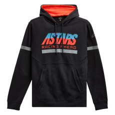 mikina CLUB HOODIE, ALPINESTARS (černá/červená/modrá/šedá) mikina CLUB HOODIE, ALPINESTARS (černá/červená/modrá/šedá)