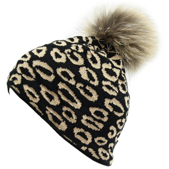 BLIZZARD Leopard cap, black, 2023