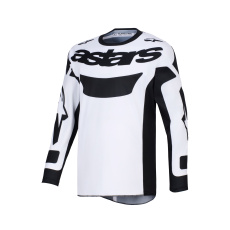 dres RACER RIWAY, ALPINESTARS (bílá/černá) 2026 dres RACER RIWAY, ALPINESTARS (bílá/černá) 2026