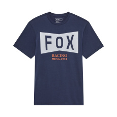 Pánské triko Fox Typeface Ss Prem Tee  Midnight