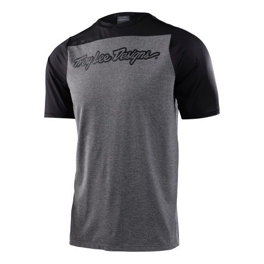 TLD DRES S KRÁTKÝM RUKÁVEM SKYLINE SIGNATURE HEATHER GRAY / BLACK (31991700)