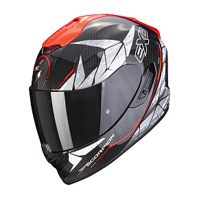 Moto přilba SCORPION EXO-1400 CARBON AIR ARANEA černo/neonově červená Moto přilba SCORPION EXO-1400 CARBON AIR ARANEA černo/neonově červená