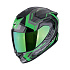 Moto přilba SCORPION EXO-1400 EVO II AIR LINART černo/zelená
