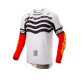 dres TECHSTAR limitovaná edice DEEP, ALPINESTARS (černá/bílá/červená fluo/oranžová) 2025