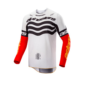dres TECHSTAR limitovaná edice DEEP, ALPINESTARS (černá/bílá/červená fluo/oranžová) dres TECHSTAR limitovaná edice DEEP, ALPINESTARS (černá/bílá/červená fluo/oranžová)