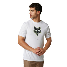 Pánské triko Fox Nuklr Ss Tech Tee Optic White Pánské triko Fox Nuklr Ss Tech Tee Optic White