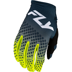 rukavice KINETIC FADE, FLY RACING - USA (modrá/hi-vis/bílá)