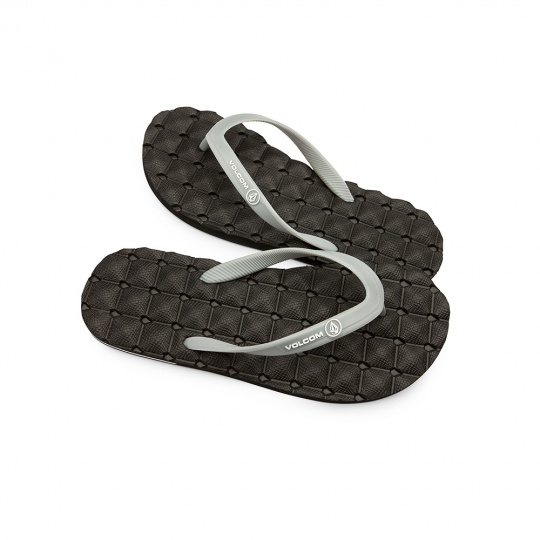 Pánské žabky Volcom Recliner Rubber Sndl Black/Charcoal 