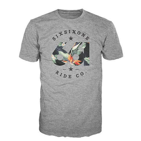 661 Tropic Tee Grey  -  tričko šedé