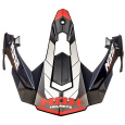 kšilt pro přilby N312 VAPOR, NOX (bílá,modrá,červená)