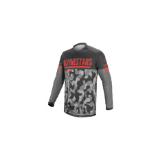 dres VENTURE R, ALPINESTARS (šedá camo/červená fluo/černá) dres VENTURE R, ALPINESTARS (šedá camo/červená fluo/černá)
