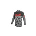 dres VENTURE R, ALPINESTARS (šedá camo/červená fluo/černá)