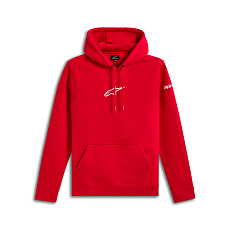mikina FRONTAL HOODIE, ALPINESTARS (červená)