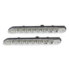 přídavná světla LED pro denní svícení 12/24 V, 10x SMD v každém světle, 185x20x40 mm sada včetně kabeláže