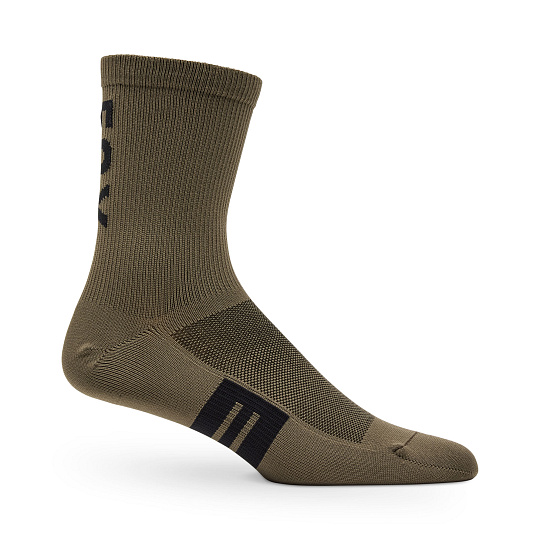Pánské cyklo ponožky Fox 6" Flexair Merino Sock  Military