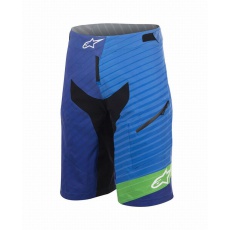 Alpinestars Depth Shorts Royal Blue/Bright Green kraťasy vel. 32