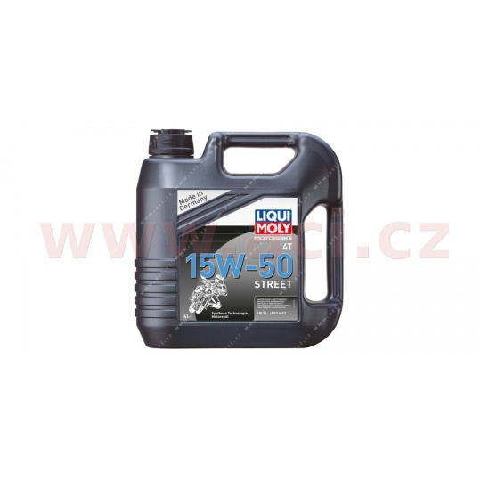 LIQUI MOLY Motorbike 4T 15W50 Street, polosyntetický motorový olej 4 l