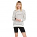 Dámský svetr Volcom Simply Stone s Knit Stripe 