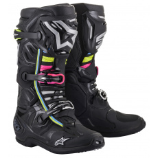 boty TECH 10 SUPERVENTED 2022, ALPINESTARS, perforované (černá/barevný mix) boty TECH 10 SUPERVENTED 2022, ALPINESTARS, perforované (černá/barevný mix)