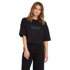 Dámské triko Volcom . Loeffler Fa Tee Black Dámské triko Volcom . Loeffler Fa Tee Black