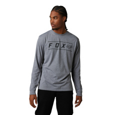 Pánské triko Fox Pinnacle Ls Tech Tee Heather Graphite Pánské triko Fox Pinnacle Ls Tech Tee Heather Graphite