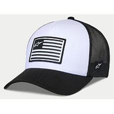 Alpinestars FLAG Snapback hat kšiltovka white black