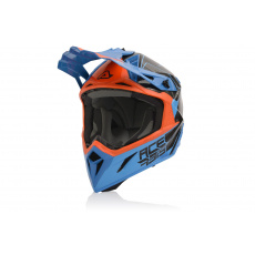 ACERBIS motokros přilba STEEL CARBONoranž/modrá ACERBIS motokros přilba STEEL CARBONoranž/modrá