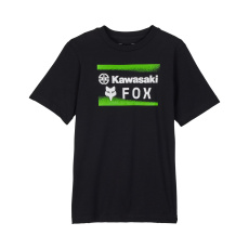 Dětské triko Fox Yth Fox X Kawi Ss Tee  Black