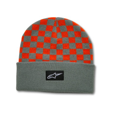 čepice CHECKERED CUFF BEANIE, ALPINESTARS (modrá/oranžová) čepice CHECKERED CUFF BEANIE, ALPINESTARS (modrá/oranžová)