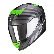 Moto přilba SCORPION EXO-520 AIR SHADE černo/zelená Moto přilba SCORPION EXO-520 AIR SHADE černo/zelená