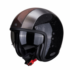 Moto přilba SCORPION BELFAST BYWAY černo/stříbrná Moto přilba SCORPION BELFAST BYWAY černo/stříbrná