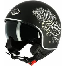 Moto přilba ASTONE MINIJET S 66 DIRTY THRILLS matná černá Moto přilba ASTONE MINIJET S 66 DIRTY THRILLS matná černá