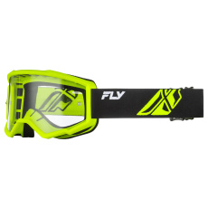 brýle FOCUS, FLY RACING - USA (černé/Hi-vis - čiré plexi) brýle FOCUS, FLY RACING - USA (černé/Hi-vis - čiré plexi)
