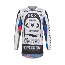 Pánský MX dres Fox 180 Image Cosmo Jersey  White/Black