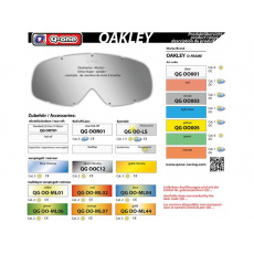 sklo Oakley O-Frame silver chrome sklo Oakley O-Frame silver chrome