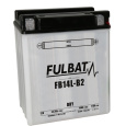 baterie 12V, YB14L-B2, 14Ah, 175A, konvenční 134x89x166 FULBAT (vč. balení elektrolytu)