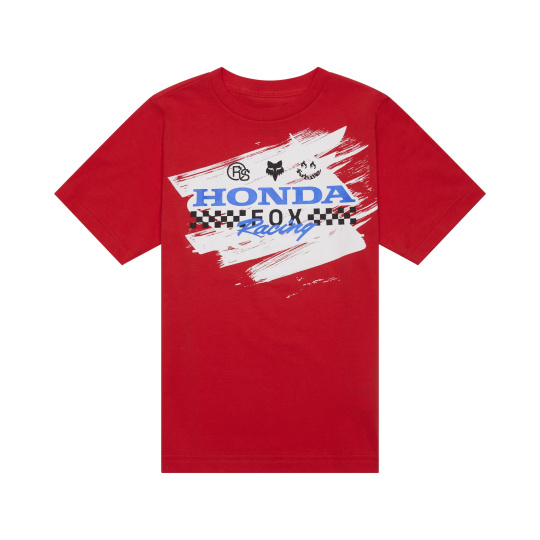 Dětské triko Fox Youth Fox X Honda Ss Tee  Red