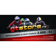 Dárkový poukaz v hodnotě 2000Kč Dárkový poukaz v hodnotě 2000Kč