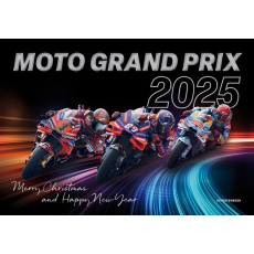 Nástěnný kalendář MCF MOTO GRAND PRIX 2025 Nástěnný kalendář MCF MOTO GRAND PRIX 2025