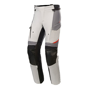 kalhoty ANDES DRYSTAR, ALPINESTARS (světle šedá/tmavě šedá/černá/červená)