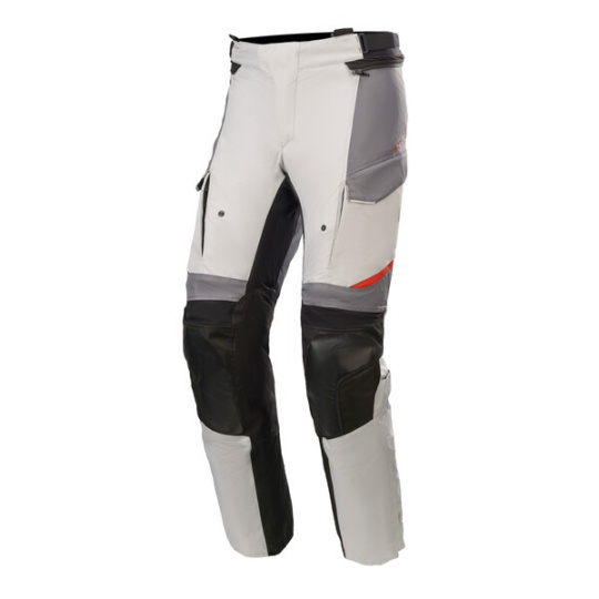 kalhoty ANDES DRYSTAR, ALPINESTARS (světle šedá/tmavě šedá/černá/červená) 2025