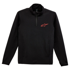mikina MISSION 2 MIDLAYER, ALPINESTARS (černá/červená) mikina MISSION 2 MIDLAYER, ALPINESTARS (černá/červená)