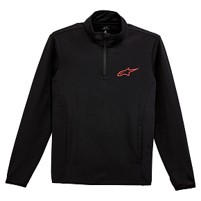 mikina MISSION 2 MIDLAYER, ALPINESTARS (černá/červená) mikina MISSION 2 MIDLAYER, ALPINESTARS (černá/červená)