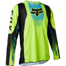 Dětský MX dres Fox Yth 360 Dier Jersey Fluo Yellow