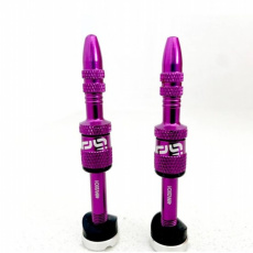 Quick Fill Tire Plasma Valves | 23-30mm Rim Depth | Set of 2 | Eggplant Quick Fill Tire Plasma Valves | 23-30mm Rim Depth | Set of 2 | Eggplant