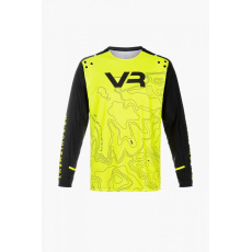 Dres VR EQUIPMENT MX EQMLSMX00128 černo/fluo žlutý