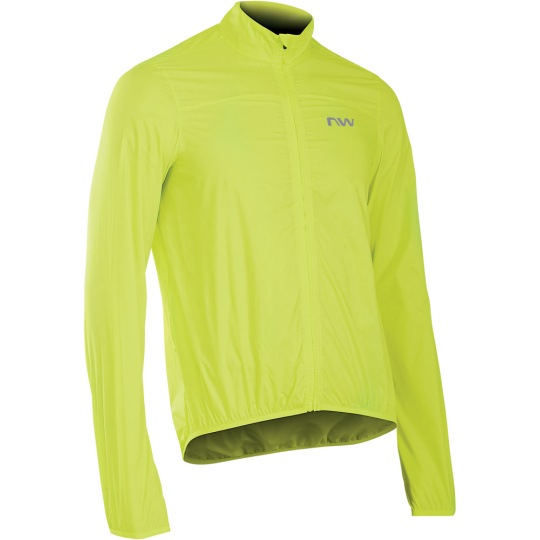 Pánská cyklo bunda Northwave Breeze 2 Jacket  Yellow Fluo