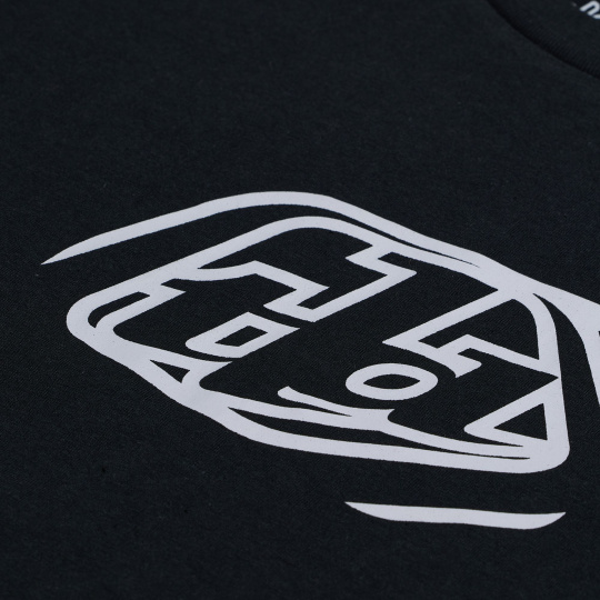 TLD TRIKO S KRÁTKÝM RUKÁVEM BADGE BLACK (70156807)