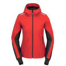 bunda HOODIE ARMOR LIGHT LADY 2023, SPIDI, dámská (černá/červená) bunda HOODIE ARMOR LIGHT LADY 2023, SPIDI, dámská (černá/červená)