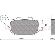 brzdové destičky (směs ROAD TOURING SINTERED) NEWFREN (2 ks v balení) brzdové destičky (směs ROAD TOURING SINTERED) NEWFREN (2 ks v balení)
